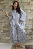 Hush Pillow Cotton Spot On Classic Barrel Pant Cloud Grey